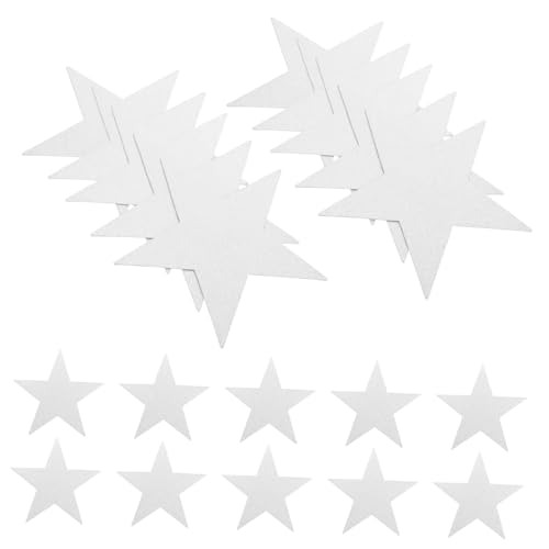UTHCLO 48 Stück Glitzerstern Papierausschnitte für Klassenzimmer und Bulletin Boards Handgeschnittene Diy Dekorationen für Kreative Projekte und Partys Robustes Material und Design von UTHCLO