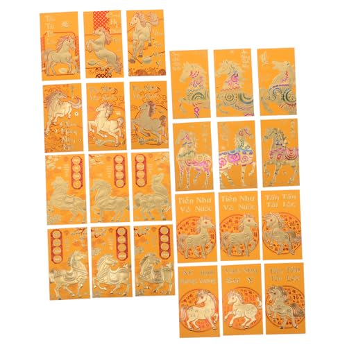UTHCLO 48 Stück Teiliges Rote Umschläge für Vietnamesische Neujahr Langlebige Papierqualität mit Glückspferdemotiv Traditionelle Lunar Year Packungen für Geldgeschenke und Frühlingsfest UTHCLO 48 Stück Teiliges Rote Umschläge für Vietnamesische Neujahr Langlebige Papierqualität mit Glückspferdemotiv Traditionelle Lunar Year Packungen für Geldgeschenke und Frühlingsfest von UTHCLO
