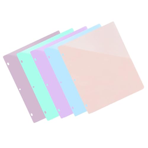 UTHCLO 5 Blätter Ordner Taschen Bunte Klarsichthüllen Dokumententasche Abheftbar Strapazierfähig Leicht Transparent Für Büro Schule Aktenorganisation UTHCLO 5 Blätter Ordner Taschen Bunte Klarsichthüllen Dokumententasche Abheftbar Strapazierfähig Leicht Transparent Für Büro Schule Aktenorganisation von UTHCLO