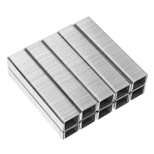 UTHCLO 5 Boxen Boxen Türklammern Metall Türtyp Klammern Heavy Duty Nagel Ersatz für Nagelpistole Möbelrahmen Bildmontage Werkstatt Bürobedarf von UTHCLO