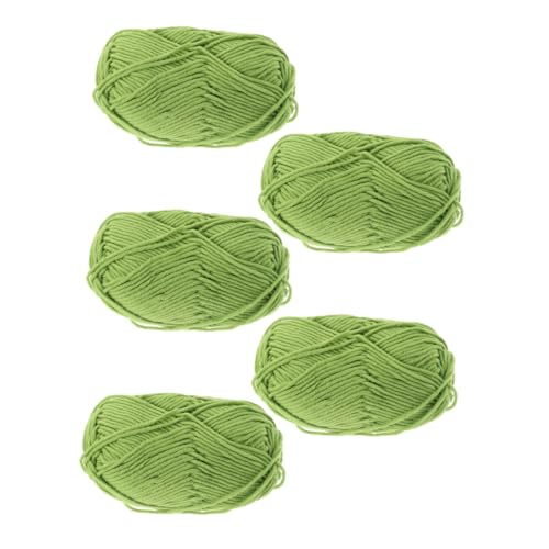 UTHCLO 5 Rollen Baumwollgarn zum Häkeln und Stricken Weiches Langlebiges DIY Garn für Heimwerker Geeignet für Kleidung Accessoires Decken und Einfach zu Verarbeiten Frische Farben UTHCLO 5 Rollen Baumwollgarn zum Häkeln und Stricken Weiches Langlebiges DIY Garn für Heimwerker Geeignet für Kleidung Accessoires Decken und Einfach zu Verarbeiten Frische Farben von UTHCLO