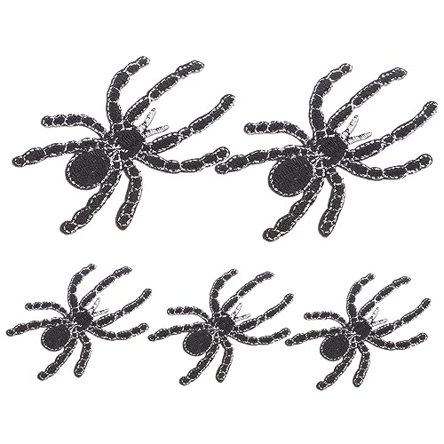 UTHCLO 5 Stck Bestickte Spinnen Aufnäher zum Aufbügeln Lebensechte Spinnenform Kleine DIY Nähzubehör für Kleidung Dekoration Wiederverwendbar Modisch und Farbenfroh für Hemden und UTHCLO 5 Stck Bestickte Spinnen Aufnäher zum Aufbügeln Lebensechte Spinnenform Kleine DIY Nähzubehör für Kleidung Dekoration Wiederverwendbar Modisch und Farbenfroh für Hemden und von UTHCLO