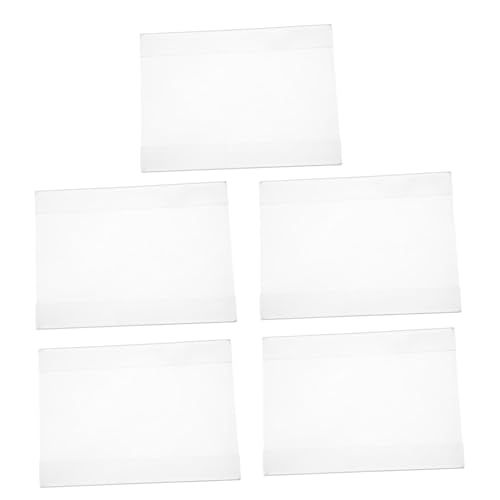 UTHCLO 5 Stück Acryl Preisetikettenhalter Transparent Selbstklebend Einfach zu Befestigen Entfernen Glatte Kanten für Preisschilder Informationsanzeigen und Werbeaufsteller im UTHCLO 5 Stück Acryl Preisetikettenhalter Transparent Selbstklebend Einfach zu Befestigen Entfernen Glatte Kanten für Preisschilder Informationsanzeigen und Werbeaufsteller im von UTHCLO