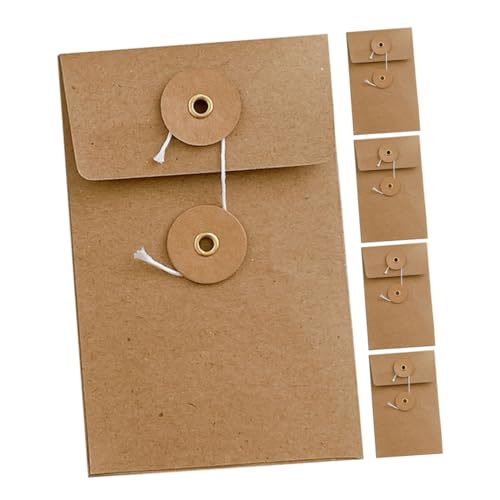 UTHCLO 5 Stück Datenspeichertasche Ordner für Aktenumschläge Vintage Hochzeitsumschläge kleine quadratische Umschläge Münzumschläge Vintage-Umschlagtaschen DIY Umschlag Kraftpapier Braun UTHCLO 5 Stück Datenspeichertasche Ordner für Aktenumschläge Vintage Hochzeitsumschläge kleine quadratische Umschläge Münzumschläge Vintage-Umschlagtaschen DIY Umschlag Kraftpapier Braun von UTHCLO