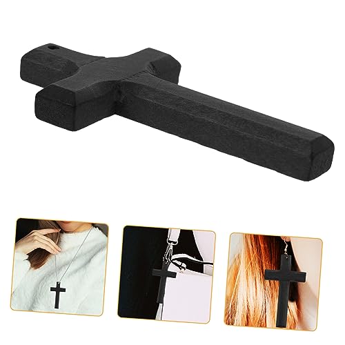 UTHCLO 5 Stück Holzkreuze Zum Basteln Künstlich Schwarzer Schlüsselanhänger Girlande Heimdekoration Zange Perlen Dekorationen Männer Dekorativer Anhänger Bausatz Kette Black UTHCLO 5 Stück Holzkreuze Zum Basteln Künstlich Schwarzer Schlüsselanhänger Girlande Heimdekoration Zange Perlen Dekorationen Männer Dekorativer Anhänger Bausatz Kette Black von UTHCLO