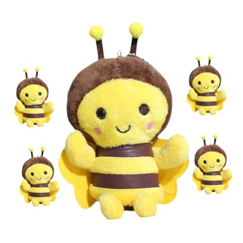 UTHCLO 5 Stück Plüsch Schlüsselanhänger Süße Hängedekoration für Taschen Rucksäcke Leichtes Weiches Bienen Plüschtier für Handtaschen Party Mitgebsel UTHCLO 5 Stück Plüsch Schlüsselanhänger Süße Hängedekoration für Taschen Rucksäcke Leichtes Weiches Bienen Plüschtier für Handtaschen Party Mitgebsel von UTHCLO