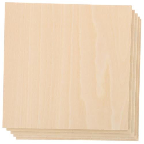 UTHCLO 5 Stück Quadratische Dünne Holzplatten zum Basteln DIY Holzscheiben Glatt Unbehandelt für Gravur Malerei Kinderhandwerk Modellbau UTHCLO 5 Stück Quadratische Dünne Holzplatten zum Basteln DIY Holzscheiben Glatt Unbehandelt für Gravur Malerei Kinderhandwerk Modellbau von UTHCLO