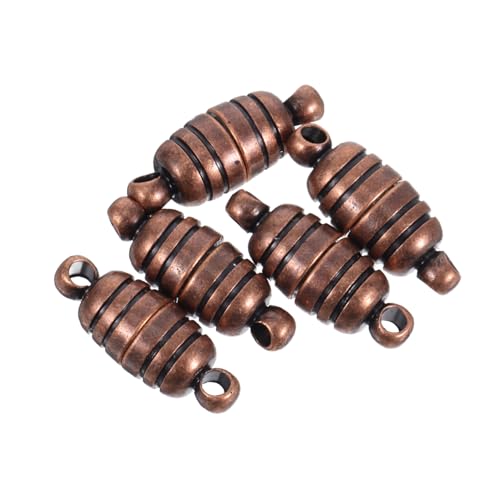 UTHCLO 5 Stück Retro -Muster -Armband Schnalle Schmuck Verschluss Magnetverschlüsse für Halsketten Armbandverschlüsse Verschluss für die Schmuckherstellung Metall Dunkelbraun UTHCLO 5 Stück Retro -Muster -Armband Schnalle Schmuck Verschluss Magnetverschlüsse für Halsketten Armbandverschlüsse Verschluss für die Schmuckherstellung Metall Dunkelbraun von UTHCLO