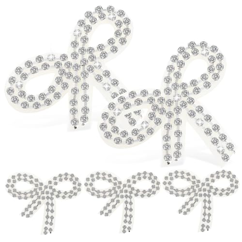 UTHCLO 5 Stück Strass Schleifen Aufnäher zum Aufbügeln Funkelnde Perlen Applikationen Vielseitig für Kleidung Hüte Taschen Langlebig und Reparaturfähig UTHCLO 5 Stück Strass Schleifen Aufnäher zum Aufbügeln Funkelnde Perlen Applikationen Vielseitig für Kleidung Hüte Taschen Langlebig und Reparaturfähig von UTHCLO