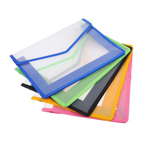 UTHCLO 5 Stück Teiliges Dokumentenmappe aus Wasserfestem Kunststoff Erweiterbare Büro Unterlagen Taschen mit Druckknopfverschluss Große Kapazität Transparent und Farbig für Effiziente UTHCLO 5 Stück Teiliges Dokumentenmappe aus Wasserfestem Kunststoff Erweiterbare Büro Unterlagen Taschen mit Druckknopfverschluss Große Kapazität Transparent und Farbig für Effiziente von UTHCLO
