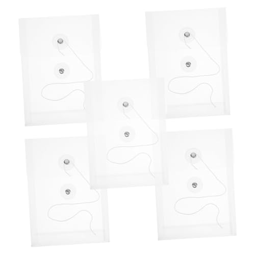 UTHCLO 5 Stück Teiliges Dokumententaschen aus Transparentem PP Multifunktionale Organisationsbeutel mit Kartenhalter für Büro Schule und Reisen Leichte und Große Kapazität zur Sicheren UTHCLO 5 Stück Teiliges Dokumententaschen aus Transparentem PP Multifunktionale Organisationsbeutel mit Kartenhalter für Büro Schule und Reisen Leichte und Große Kapazität zur Sicheren von UTHCLO