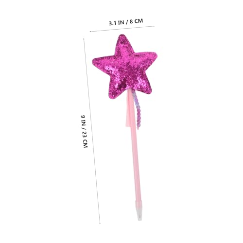 UTHCLO 5 Stück Teiliges Glitzernde Stern-kugelschreiber mit Pu-stern-design Kinderfreundlich Fließende Tinte Kawaii Schreibwaren für Schule Büro Partygeschenk und Kreative Notizen von UTHCLO