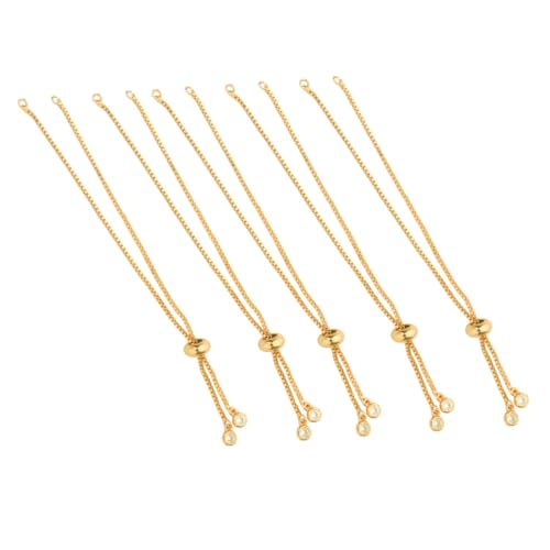 UTHCLO 5 Stück Teiliges Verstellbares Kupferarmband für DIY Schmuckherstellung Basisgliederkette in Gold für Armbänder Selber Machen und Kreative Bastelprojekte UTHCLO 5 Stück Teiliges Verstellbares Kupferarmband für DIY Schmuckherstellung Basisgliederkette in Gold für Armbänder Selber Machen und Kreative Bastelprojekte von UTHCLO