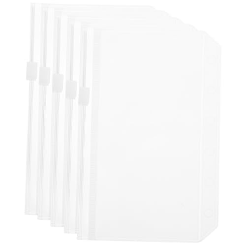 UTHCLO 5 Stück Transparente Dokumententaschen Teilig mit Reißverschluss Lochung für Ordner Wasserfeste Aufbewahrungsbeutel für Notizbücher Praktische Organizer für Büro und Schule UTHCLO 5 Stück Transparente Dokumententaschen Teilig mit Reißverschluss Lochung für Ordner Wasserfeste Aufbewahrungsbeutel für Notizbücher Praktische Organizer für Büro und Schule von UTHCLO