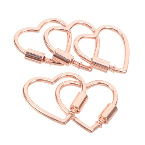 UTHCLO 5 Stück Zubehöranschluss Kleiner Verschlusskarabiner Herz Karabiner Verlängerung Für Halskette Herzverschluss Halskette Mit Karabinerverschluss Schmuckclips Zinklegierung Roségold UTHCLO 5 Stück Zubehöranschluss Kleiner Verschlusskarabiner Herz Karabiner Verlängerung Für Halskette Herzverschluss Halskette Mit Karabinerverschluss Schmuckclips Zinklegierung Roségold von UTHCLO