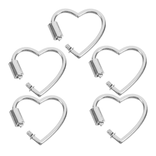UTHCLO 5 Stück Zubehöranschluss schmuck rosa Karabiner doppelter Kettenverschluss kleiner Verschlusskarabiner Armbandverschlüsse und Verschlüsse Karabiner Halskette Zinklegierung Silber UTHCLO 5 Stück Zubehöranschluss schmuck rosa Karabiner doppelter Kettenverschluss kleiner Verschlusskarabiner Armbandverschlüsse und Verschlüsse Karabiner Halskette Zinklegierung Silber von UTHCLO