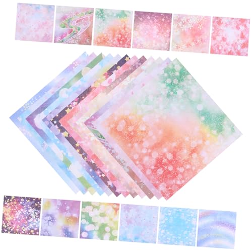 UTHCLO 50 Blatt Doppelseitiges Origami papier Pastellfarben mit Mustern Quadratisches Bastelpapier für Erwachsene DIY Kunsthandwerk Schul Büroprojekte UTHCLO 50 Blatt Doppelseitiges Origami papier Pastellfarben mit Mustern Quadratisches Bastelpapier für Erwachsene DIY Kunsthandwerk Schul Büroprojekte von UTHCLO