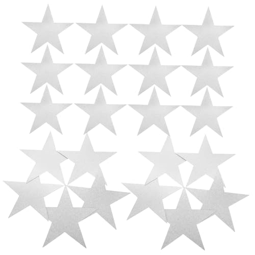 UTHCLO 50 Blatt Silberne Doppelseitige Stern Papierausschnitte mit Glitzereffekt DIY Bastelpapier für Tischkonfetti Wand und Fensterdekoration Kreative Bastelarbeiten für Zuhause und UTHCLO 50 Blatt Silberne Doppelseitige Stern Papierausschnitte mit Glitzereffekt DIY Bastelpapier für Tischkonfetti Wand und Fensterdekoration Kreative Bastelarbeiten für Zuhause und von UTHCLO