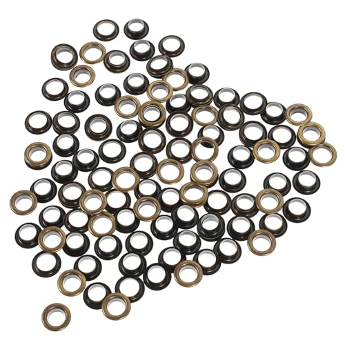 UTHCLO 50 Sätze Metallösen für Stoff und Doppelseitige Kupfer ösen mit Innendurchmesser Langlebige Grommets für Schuhe Taschen Bekleidung und Bastelprojekte von UTHCLO