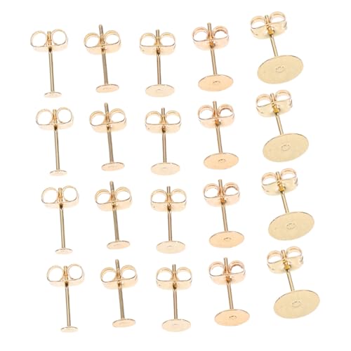 UTHCLO 50 Satz Ohrstecker Zubehör Flach Rund Ohrstecker Rohlinge mit Rückseiten Diy Schmuckherstellung Ohrsteckerteile für Damen Vielseitig Leicht und Sicher Tragbar UTHCLO 50 Satz Ohrstecker Zubehör Flach Rund Ohrstecker Rohlinge mit Rückseiten Diy Schmuckherstellung Ohrsteckerteile für Damen Vielseitig Leicht und Sicher Tragbar von UTHCLO
