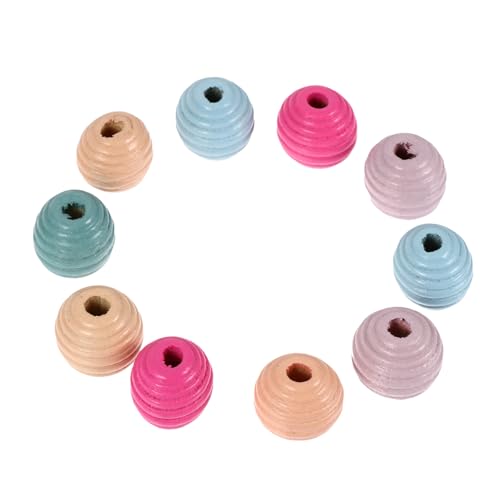 UTHCLO 50 Stück Bunte Holzperlen Rund für DIY Schmuck Bastelperlen Armband Halskette Bastelmaterial Zubehör für Handwerk und Dekoration UTHCLO 50 Stück Bunte Holzperlen Rund für DIY Schmuck Bastelperlen Armband Halskette Bastelmaterial Zubehör für Handwerk und Dekoration von UTHCLO