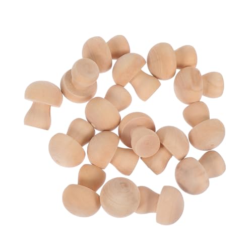 UTHCLO 50 Stück DIY Unlackierte Holzpilze Bastelset für Handbemalung für Holzdeko für Zuhause und Miniatur Landschaften UTHCLO 50 Stück DIY Unlackierte Holzpilze Bastelset für Handbemalung für Holzdeko für Zuhause und Miniatur Landschaften von UTHCLO