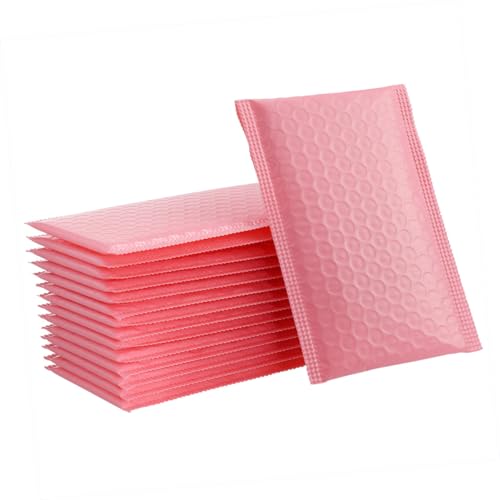 UTHCLO 50 Stück Gepolsterte Versandtaschen mit Blasenfolie Rosa Gepolsterte Versandtaschen für Kleinen Schmuckversand Verpackung für Kleinunternehmen UTHCLO 50 Stück Gepolsterte Versandtaschen mit Blasenfolie Rosa Gepolsterte Versandtaschen für Kleinen Schmuckversand Verpackung für Kleinunternehmen von UTHCLO
