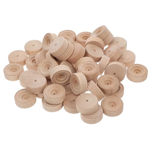 UTHCLO 50 Stück Handgefertigtes -holzrad Radspielzeug Räder Für Das Handwerk Bastelräder Aus Holz Spielzeugrad Holzräder Zum Basteln Holzräder Für Khaki Hölzern UTHCLO 50 Stück Handgefertigtes -holzrad Radspielzeug Räder Für Das Handwerk Bastelräder Aus Holz Spielzeugrad Holzräder Zum Basteln Holzräder Für Khaki Hölzern von UTHCLO