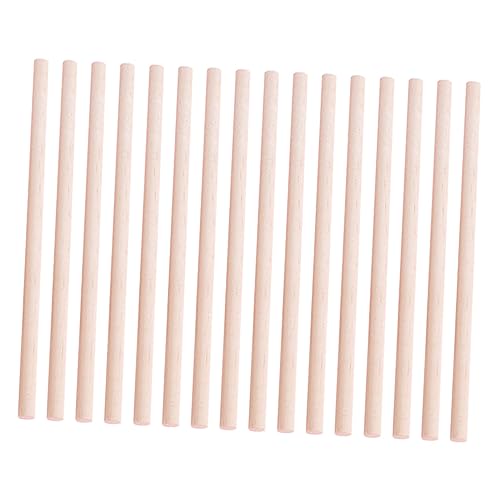 UTHCLO 50 Stück Holz Rundstäbe für Bastelarbeiten DIY Materialien für Modellbau Handwerk Polierte Holzstäbchen für Kreative Projekte und Dekoration UTHCLO 50 Stück Holz Rundstäbe für Bastelarbeiten DIY Materialien für Modellbau Handwerk Polierte Holzstäbchen für Kreative Projekte und Dekoration von UTHCLO
