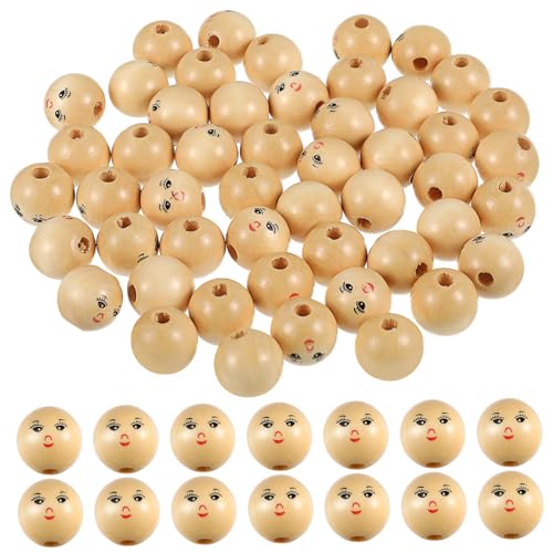 UTHCLO 50 Stück -Holzperlen bastelsets für bastelzeug für schmunzelsteine smlie süße Perlen gummiartig zierleisten holz schmuck Holzperlen für DIY Kleine Holzperlen UTHCLO 50 Stück -Holzperlen bastelsets für bastelzeug für schmunzelsteine smlie süße Perlen gummiartig zierleisten holz schmuck Holzperlen für DIY Kleine Holzperlen von UTHCLO