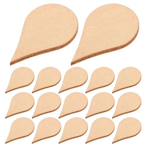 UTHCLO 50 Stück Holzsplitter Dekoration Holzscheiben Für Ornamente Holzornamente Holzscheiben Zum Basteln Holzrunden Holzscheiben Ornamente Naturholzscheiben Holzbeige von UTHCLO