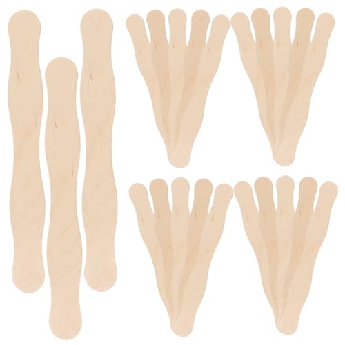 UTHCLO 50 Stück Holzstäbchen für Diy Projekte Natürliche Popsicle Sticks und Fächergriffe für Bastelarbeiten Einladungen und Mehr und Langlebig UTHCLO 50 Stück Holzstäbchen für Diy Projekte Natürliche Popsicle Sticks und Fächergriffe für Bastelarbeiten Einladungen und Mehr und Langlebig von UTHCLO