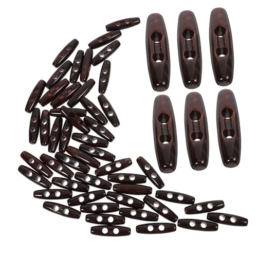 UTHCLO 50 Stück Horntoggle Knöpfe Acryl Lochdurchmesser Vintage Design für Jacken und Mäntel für Diy Nähprojekte UTHCLO 50 Stück Horntoggle Knöpfe Acryl Lochdurchmesser Vintage Design für Jacken und Mäntel für Diy Nähprojekte von UTHCLO