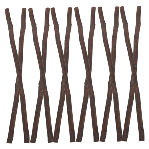 UTHCLO 50 Stück Natürliche Holzstäbe zum Basteln ca Lange Glatte DIY Zweige für Kinderhandwerk Vielseitige Naturholz Sticks für Kreative Bastelprojekte und Dekoration von UTHCLO