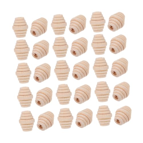 UTHCLO 50 Stück Ovale Holzperlen mit Gewinde Natürliche Spacer Perlen für DIY Schmuckherstellung Große Lochgröße Langlebig und Vielseitig für Armbänder Ketten und Bastelprojekte UTHCLO 50 Stück Ovale Holzperlen mit Gewinde Natürliche Spacer Perlen für DIY Schmuckherstellung Große Lochgröße Langlebig und Vielseitig für Armbänder Ketten und Bastelprojekte von UTHCLO
