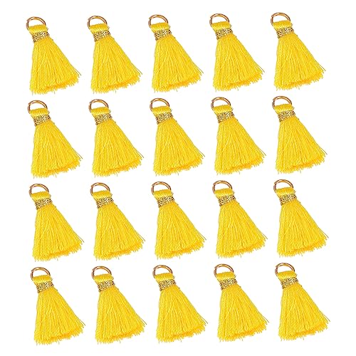 UTHCLO 50 Stück Quasten Jumbo Reiz Beute Schlüssel Zubehör Party Stichworte DIY Quaste Mini-Quaste kleine Quaste Bastelquaste Rayon Gelb UTHCLO 50 Stück Quasten Jumbo Reiz Beute Schlüssel Zubehör Party Stichworte DIY Quaste Mini-Quaste kleine Quaste Bastelquaste Rayon Gelb von UTHCLO