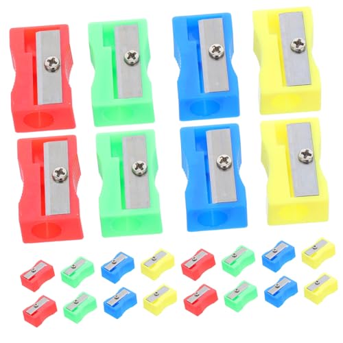 UTHCLO 50 Stück Teiliges Bunter Manueller Bleistiftspitzer mit Einzel und Doppelöffnung Wiederverwendbar Sicher und Praktisch für Büro Schule und Klassenzimmer UTHCLO 50 Stück Teiliges Bunter Manueller Bleistiftspitzer mit Einzel und Doppelöffnung Wiederverwendbar Sicher und Praktisch für Büro Schule und Klassenzimmer von UTHCLO