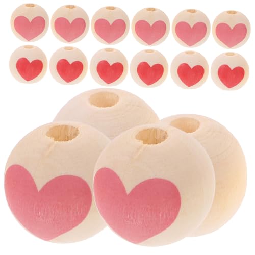 UTHCLO 50 Stück Teiliges Herzförmige Holzperlen Bunte DIY Bastelperlen Für Schmuckherstellung Makramee Und Dekoration Valentinstag Geschenkideen UTHCLO 50 Stück Teiliges Herzförmige Holzperlen Bunte DIY Bastelperlen Für Schmuckherstellung Makramee Und Dekoration Valentinstag Geschenkideen von UTHCLO