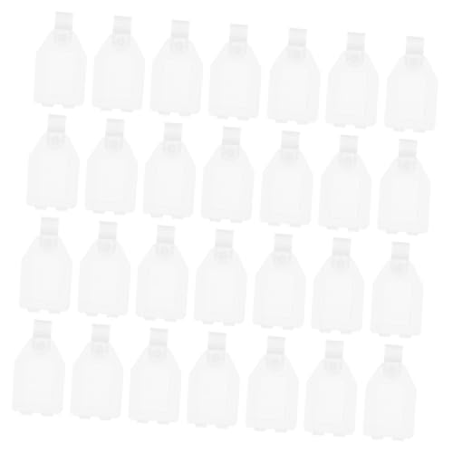 UTHCLO 50 Stück Transparente Wiederverwendbare Kunststoff etikettenhalter mit Sicherem Schnappverschluss Preisschildhalter für Regale und Körbe Vielseitig für Einzelhandel Supermarkt von UTHCLO