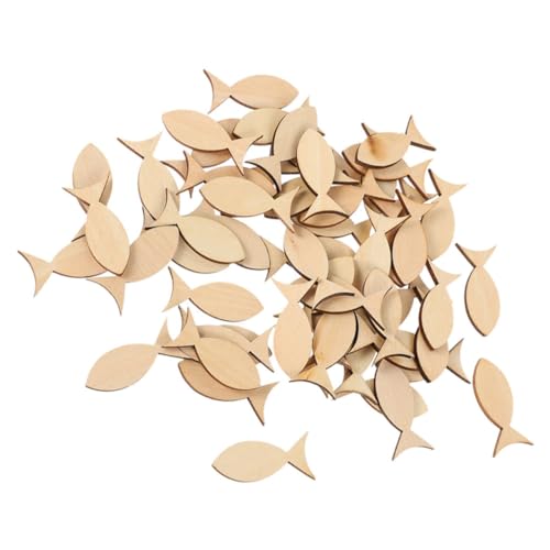 UTHCLO 50 Stück Unbemalte Holzscheiben Fischform Mini Holzfiguren zum Basteln DIY Unfertige Holzornamente für Party Deko und Heimdekoration UTHCLO 50 Stück Unbemalte Holzscheiben Fischform Mini Holzfiguren zum Basteln DIY Unfertige Holzornamente für Party Deko und Heimdekoration von UTHCLO