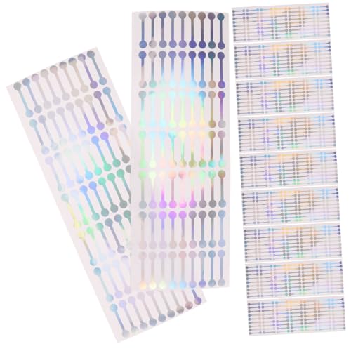 UTHCLO 500 Stück Selbstklebende Siegelaufkleber aus PVC mit Gold Silbernem Glanz für Kosmetikflaschen Ätherische Ölbehälter und Verpackungen Praktische Schutzversiegelung UTHCLO 500 Stück Selbstklebende Siegelaufkleber aus PVC mit Gold Silbernem Glanz für Kosmetikflaschen Ätherische Ölbehälter und Verpackungen Praktische Schutzversiegelung von UTHCLO