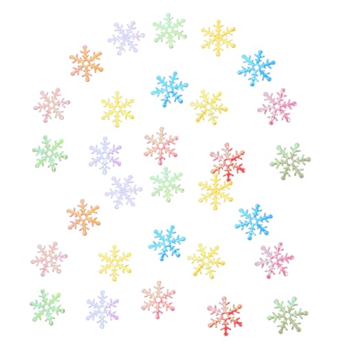UTHCLO 5000 Stück Schneeflocken Konfetti Glitzer Weiß Winterdeko Streudeko für Weihnachten Hochzeit Geburtstag Party Tischdekoration Festlich von UTHCLO