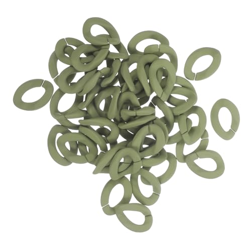 UTHCLO 50Stücke Bunte Kunststoffkettenglieder für Schmuck DIY Langlebige Halskettenketten für Armbandketten Brillen und Maskenketten Einfache Handhabung für Kreative UTHCLO 50Stücke Bunte Kunststoffkettenglieder für Schmuck DIY Langlebige Halskettenketten für Armbandketten Brillen und Maskenketten Einfache Handhabung für Kreative von UTHCLO