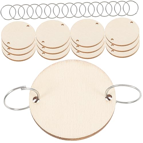 UTHCLO 50Stücke Runde Holzscheiben für Erinnerungen Eisenschlaufen für Hängekalender DIY Holztafel Zubehör für Geburtstags und Festtagsdekoration Naturholz UTHCLO 50Stücke Runde Holzscheiben für Erinnerungen Eisenschlaufen für Hängekalender DIY Holztafel Zubehör für Geburtstags und Festtagsdekoration Naturholz von UTHCLO