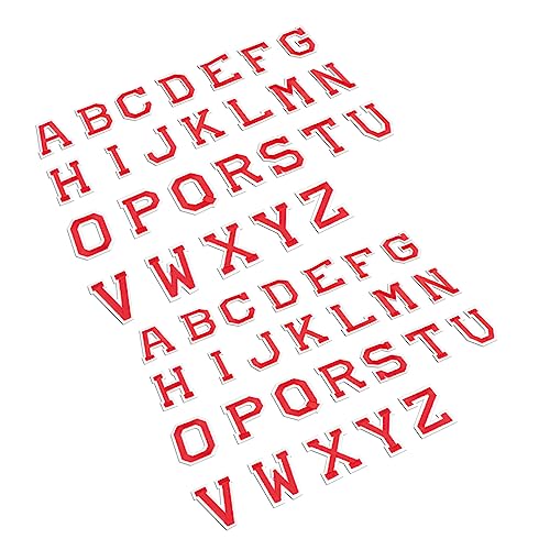 UTHCLO 52 Stück Teiliges Bestickte Bügelbuchstaben Applikationen in Rot und Langlebige Näh Patches zum Aufbügeln und Dekorieren von Kleidung Rucksack Hut Jeans DIY Zubehör UTHCLO 52 Stück Teiliges Bestickte Bügelbuchstaben Applikationen in Rot und Langlebige Näh Patches zum Aufbügeln und Dekorieren von Kleidung Rucksack Hut Jeans DIY Zubehör von UTHCLO