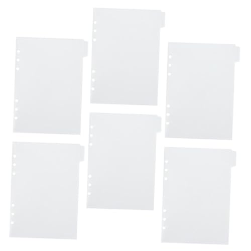 UTHCLO 6 Blätter Binder Taschen Teiliges Budget Umschläge Kunststoff PP Taschen Transparent Strukturiert Abheftbare Dokumententaschen für Budgetverwaltung Tragbare Organizer für Büro und UTHCLO 6 Blätter Binder Taschen Teiliges Budget Umschläge Kunststoff PP Taschen Transparent Strukturiert Abheftbare Dokumententaschen für Budgetverwaltung Tragbare Organizer für Büro und von UTHCLO