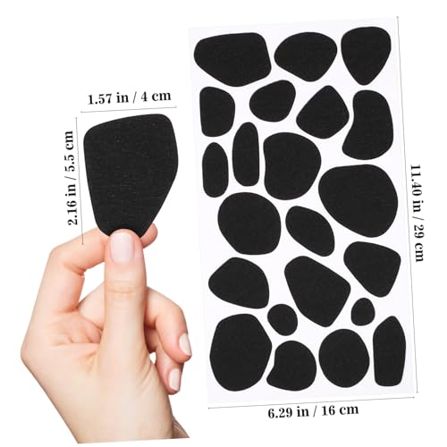 UTHCLO 6 Blätter Teiliges Selbstklebender Schwarzer Filzaufkleber Kleine Filzpads für DIY Haaraccessoires Kleidung Wanddekoration Vielseitige Bastelmaterialien für Kreative UTHCLO 6 Blätter Teiliges Selbstklebender Schwarzer Filzaufkleber Kleine Filzpads für DIY Haaraccessoires Kleidung Wanddekoration Vielseitige Bastelmaterialien für Kreative von UTHCLO