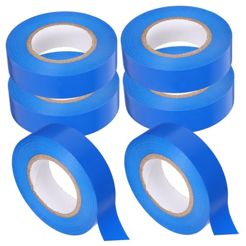 UTHCLO 6 Rollen Isolierband Elektriker Klebeband Wasserdichtes Hochtemperaturbeständiges PVC Klebeband für Innen und Außen Stark Klebend Schutz von Kabeln und Drähten UTHCLO 6 Rollen Isolierband Elektriker Klebeband Wasserdichtes Hochtemperaturbeständiges PVC Klebeband für Innen und Außen Stark Klebend Schutz von Kabeln und Drähten von UTHCLO