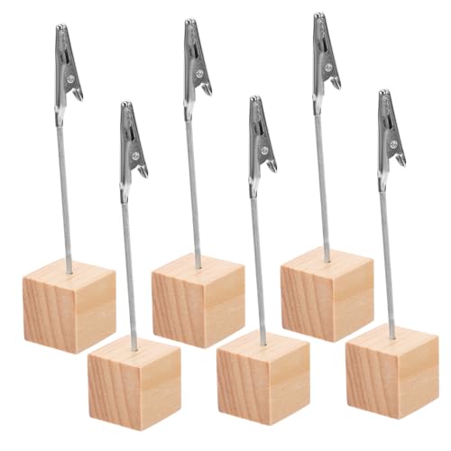UTHCLO 6 Stück Retro Alligator Clamps Memo Clips aus Holz für Büro und Zuhause Stabile Desktop Note Clamps zum Organisieren von Karten Fotos und Zetteln Vielseitige DIY Fotohalter UTHCLO 6 Stück Retro Alligator Clamps Memo Clips aus Holz für Büro und Zuhause Stabile Desktop Note Clamps zum Organisieren von Karten Fotos und Zetteln Vielseitige DIY Fotohalter von UTHCLO