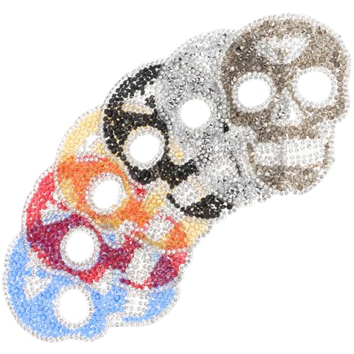 UTHCLO 6 Stück Strass Schädel Bügelflicken Aufnäher zum Aufbügeln und Aufnähen DIY Applikationen für Kleidung Rucksäcke Jacken Dekorative Patches für Zuhause und Bastelprojekte UTHCLO 6 Stück Strass Schädel Bügelflicken Aufnäher zum Aufbügeln und Aufnähen DIY Applikationen für Kleidung Rucksäcke Jacken Dekorative Patches für Zuhause und Bastelprojekte von UTHCLO